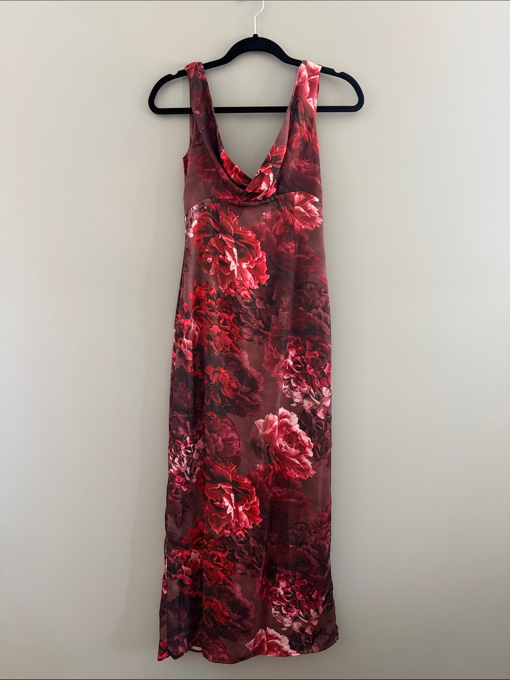 Meshki Giavanni Off Shoulder Maxi Dress - Peony Print